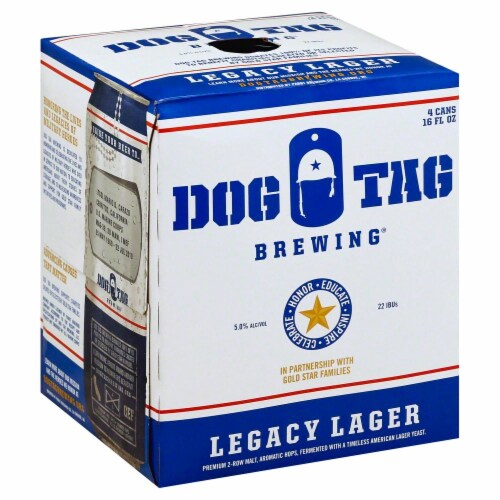 Dog Tag Legacy Lager Perspective: front