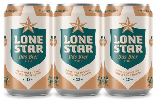 Lone Star Das Bier Y'All Peach Kolsch Perspective: front