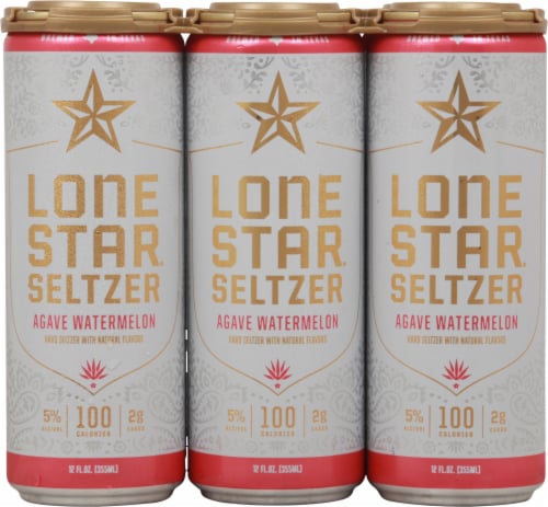 Lone Star® Agave Watermelon Seltzer Perspective: front