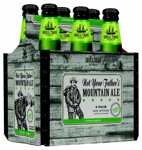 Small Town Brewery Citrus Mountain Ale Craft Beer Perspective: front