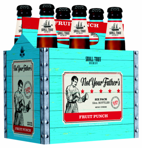 Small Town Brewery Not Your Father's Fruit Punch Mal Beverage Perspective: front