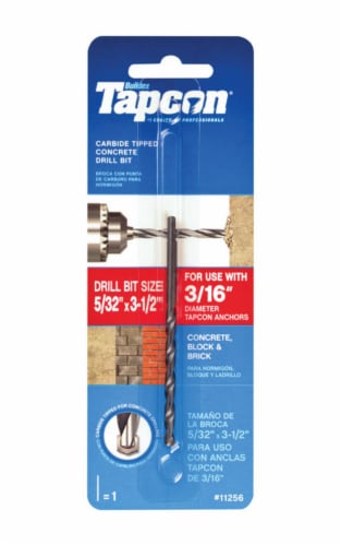 Tapcon concrete drill shop bit