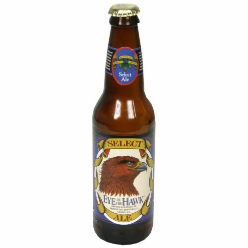 Mendocino Brewing Company Eye the Hawk Perspective: front