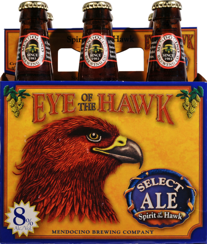 Mendocino Brewing Company Eye Of The Hawk Ale Perspective: front