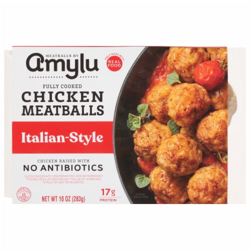 AMYLU Fully Cooked Italian-Style Chicken Meatballs