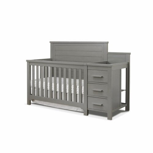 Sorelle Furniture 6105 WG Farmhouse Crib Changer Weathered Gray