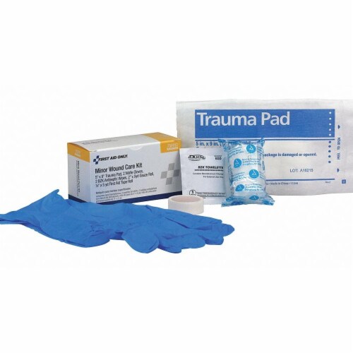 First Aid Only First Aid Kit Refill,Yellow,5 pcs.  750012 Perspective: front