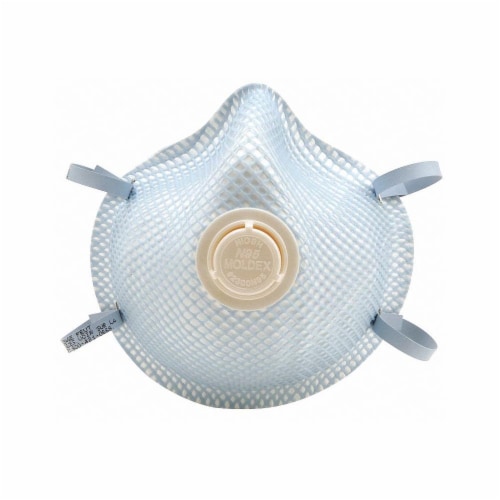 Moldex Disposable Respirator,M/L,N95,Molded,PK2  2300V Perspective: front