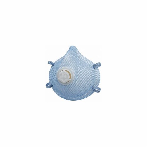 2300 N95 2-Strap Particulate Respirator with Exhale Valve, Disposable, Half-Face, Perspective: front