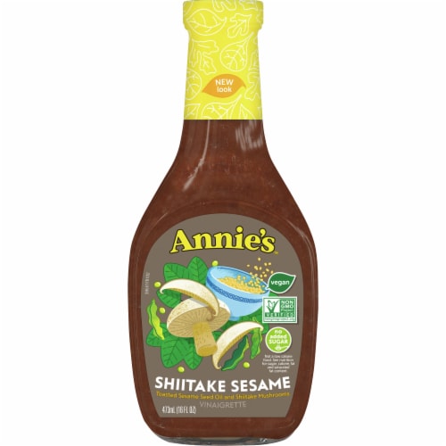 Annie's Shiitake Sesame Vinaigrette Dressing Perspective: front