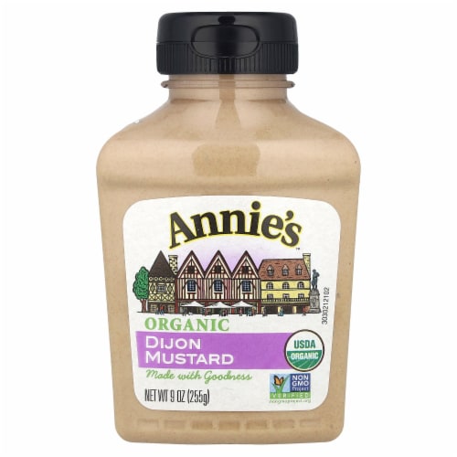 Annie's Certified Organic Dijon Mustard Perspective: front