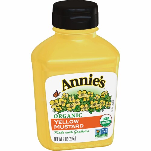 Annie's™ Organic Gluten Free Yellow Mustard Perspective: front