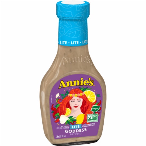 Annie's Lite Goddess Salad Dressing Perspective: front
