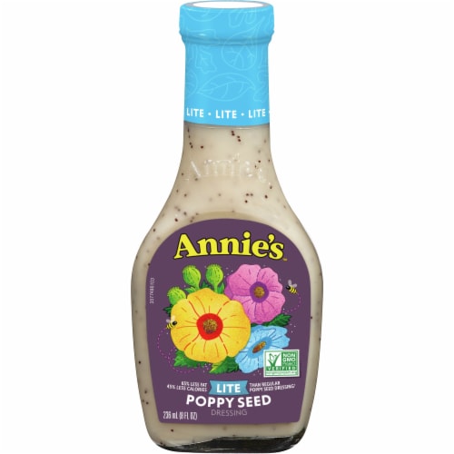 Annie's™ Lite Poppy Seed Dressing Perspective: front