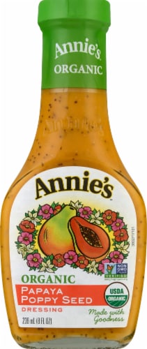 Annie's™ Organic Papaya Poppy Seed Dressing Perspective: front