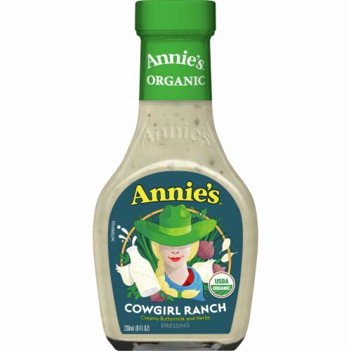 Annie's™ Homegrown Organic Cowgirl Ranch Dressing Perspective: front