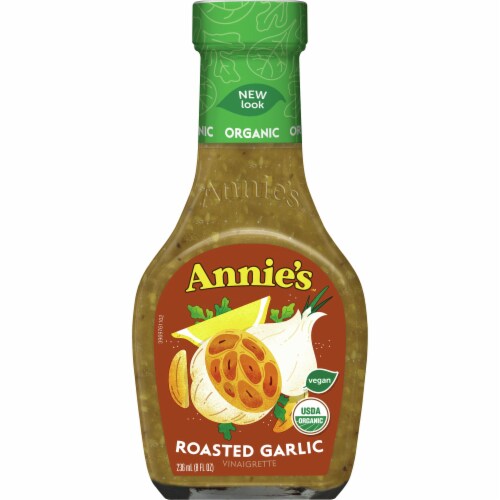 Annie's Organic Roasted Garlic Vinaigrette Perspective: front