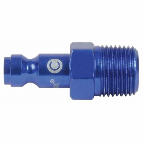 Legacy Quick Connect,Plug,1/4  Body,3/8 -18  A72640C-GRA Perspective: front