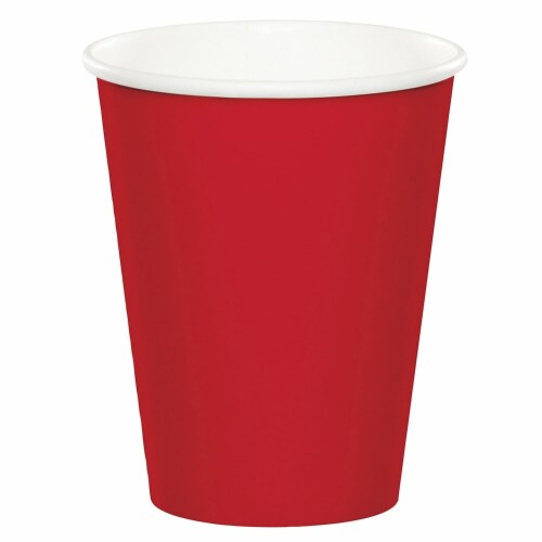 Celebrations Paper Cups 9 Oz. Classic Red 8/Pack (563548) Perspective: front