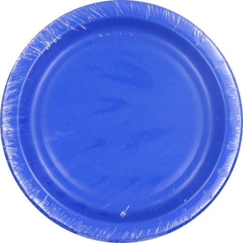 Sensations Lunch Plates - Cobalt Blue Perspective: front