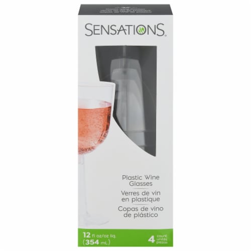 Sensations Wine Glass - Clear Perspective: front