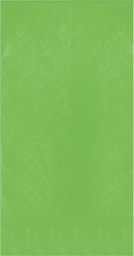 Sensations Green Dinner Paper Napkin Perspective: front