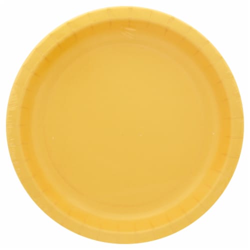 Sensations Performa Dinner Plates - Soft Yellow Perspective: front