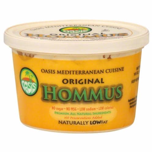 Oasis Original Hommus 16 Oz Perspective: front