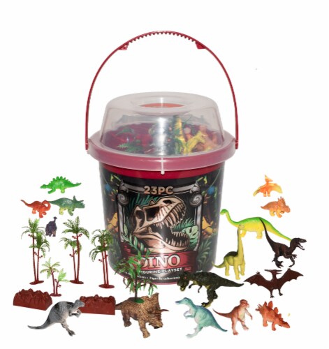 Wild Republic Bucket Dinosaur Figurines 23 Pieces 8 Inches Mariano s