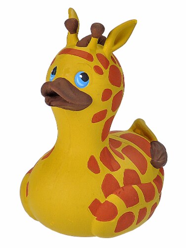 Wild Republic Giraffe Rubber Duck Perspective: front