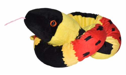 Wild Republic Plush Snake Coral Snake Stuffed Animal 54 Inches 54 Inches King Soopers