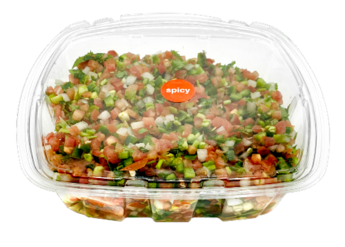 Market Cuts Spicy Pico de Gallo Salsa with Jalapeno Perspective: front