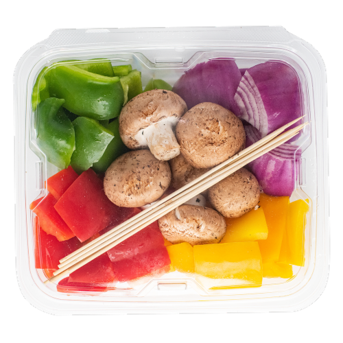 Market Cuts Roundy's Mix Deluxe Vegetable Kabob Tray Perspective: front