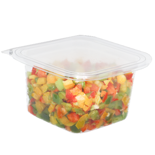 Market Cuts Diced Tri-Color Pepper Perspective: front