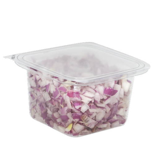 3/8" Diced Red Onions Perspective: front