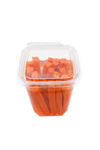 Carrots Sticks Cup Perspective: front