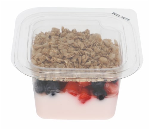 Strawberry Blueberry Strawberry Parfait Perspective: front