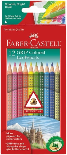 Faber-Castell® GRIP Colored EcoPencils Set Perspective: front