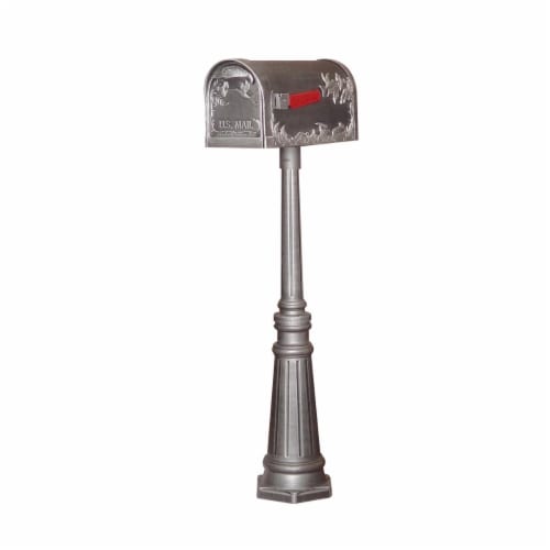 Curbside Mailbox And Tacoma Surface Mount Mailbox Post Decorative Aluminum Perspective: front