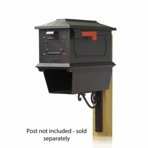 Titan Steel Curbside Mailbox With Newspaper Tube And Tacoma Mailbox