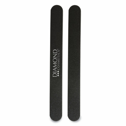 Diamond Cosmetics Black Nail File Perspective: front