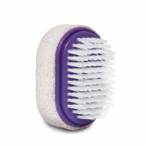 Diamond Cosmetics Pumice Stone With Brush Perspective: front