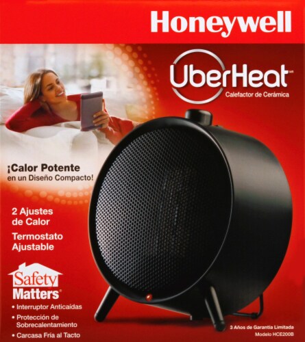 Honeywell UberHeat Ceramic Personal Heater - White Perspective: front