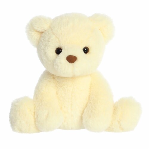 Aurora Small White Bear Gelato Bear 9 inches Vanilla Snuggly Stuffed ...