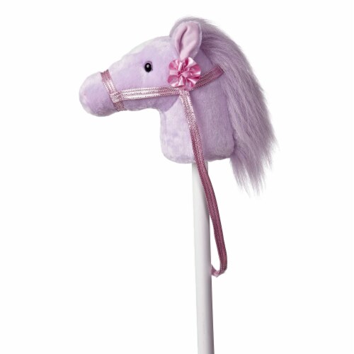Aurora X-Large Pink Giddy-Up Friends 37 inch Fantasy Pony Lavender Rideable Stuffed Animal, One ...