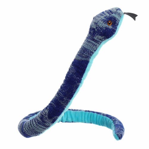 Aurora X-Large Blue Snake 50 inch Blue Tree Snake Playful Stuffed ...