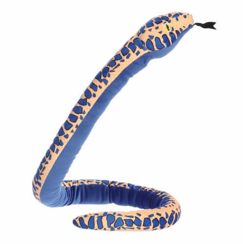 Aurora X-Large Blue Snake 52 inch Kusheez Playful Stuffed Animal, One ...