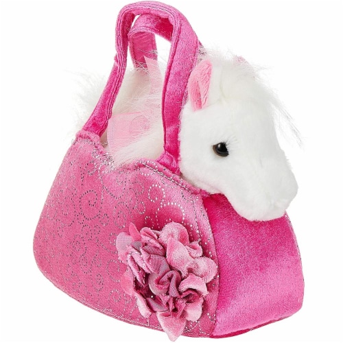 aurora world fancy pals plush princess kitten purse pet carrier