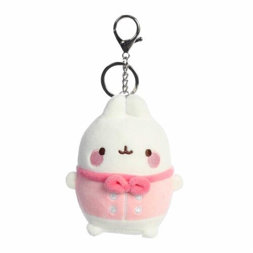 Aurora Mini Pink Molang 4 inches Chef Molang Keychain Playful Stuffed ...