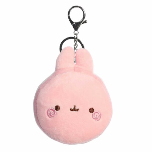 Aurora Mini Pink Molang 3 inch Macaron Molang Keychain Playful Stuffed ...